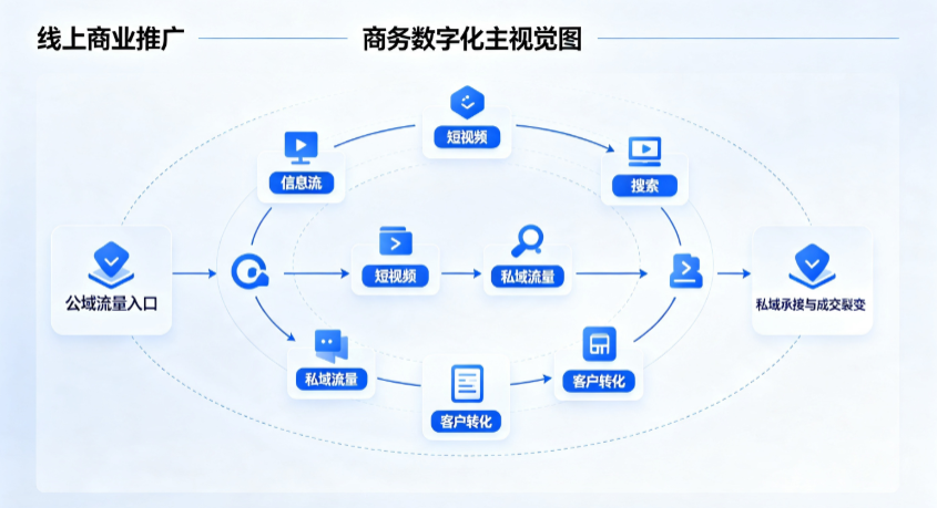 常宁市线上商业推广怎么做？全域流量闭环搭建与低成本转化实战指南